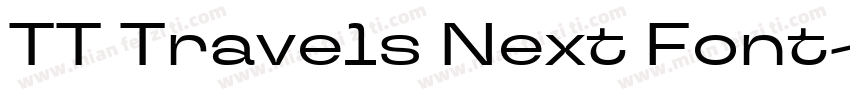 TT Travels Next Font字体转换